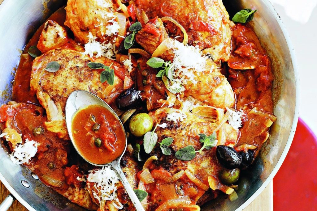Chicken Cacciatore at The Sauce Lady, Naples FL