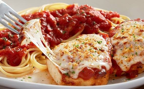 Chicken Parmigiana at The Sauce Lady, Naples FL