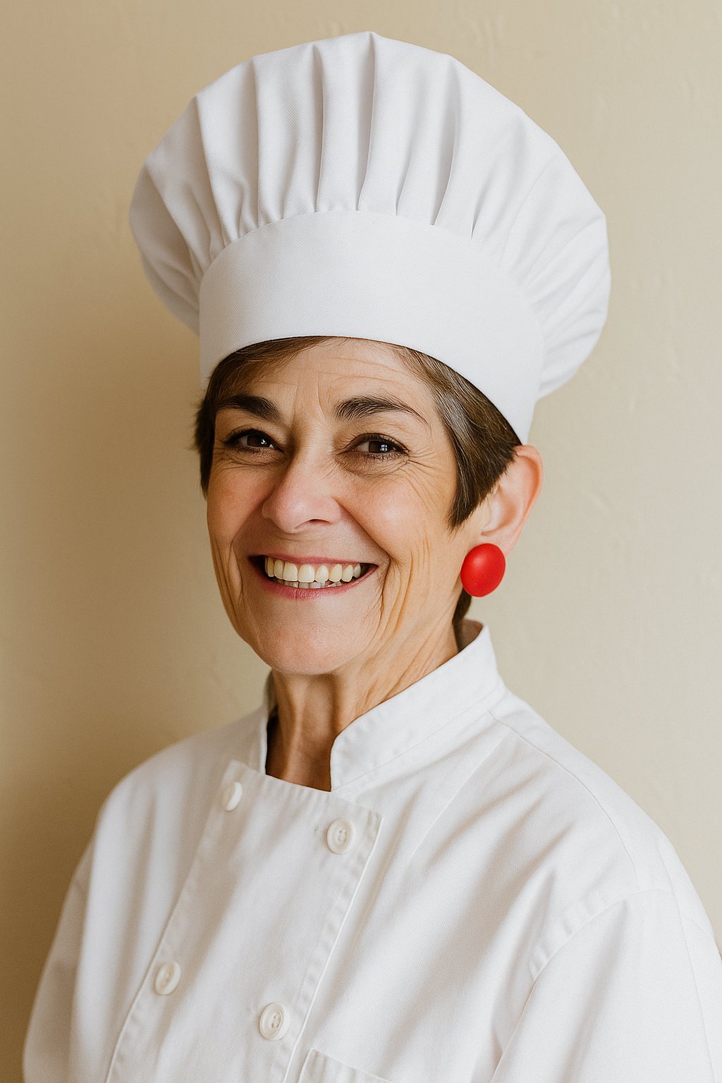Ela Vivonetto, The Sauce Lady, in her Naples Florida kitchen